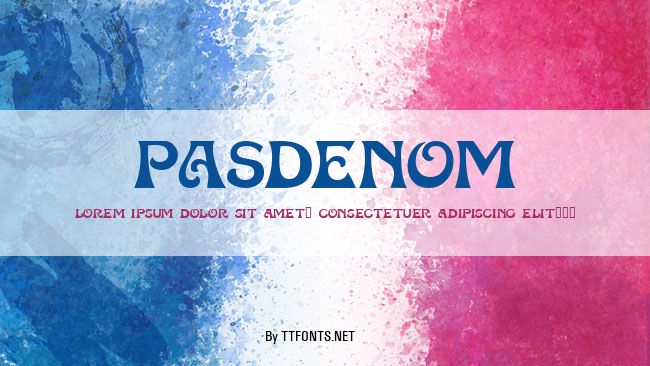 Pasdenom example