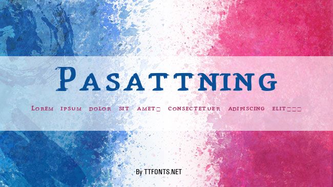 Pasattning example