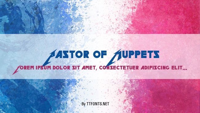 Pastor of Muppets example