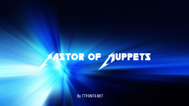 Pastor of Muppets example