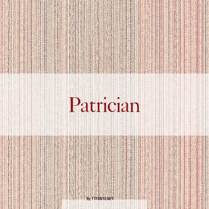 Patrician example