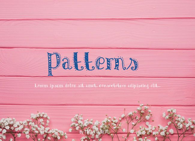 Patterns & Dots example