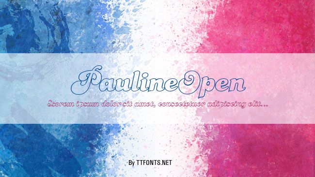 PaulineOpen example