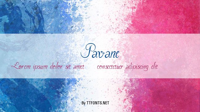 Pavane example