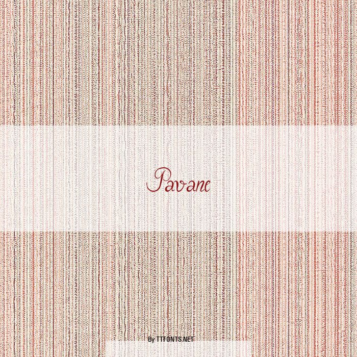 Pavane example