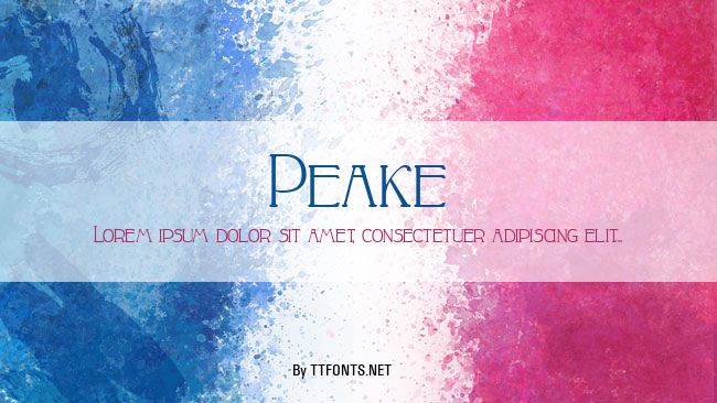 Peake example