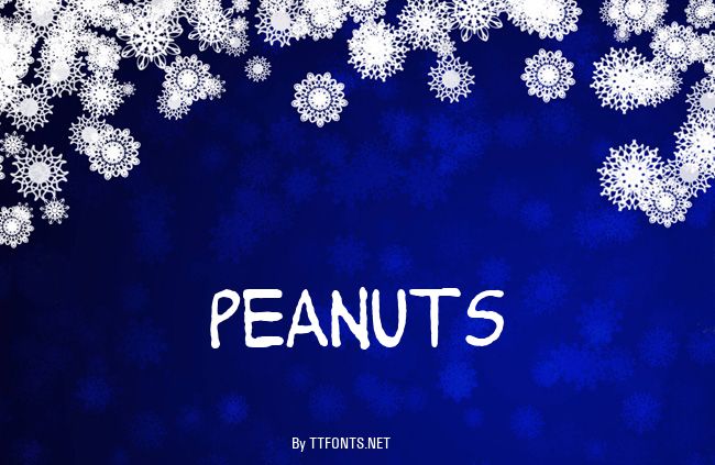 Peanuts example