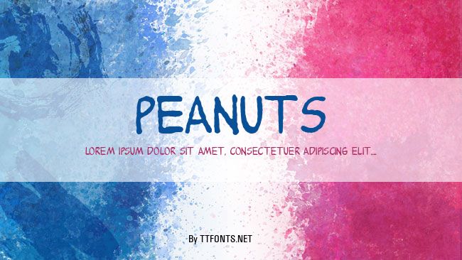 Peanuts example