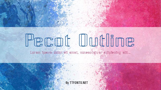 Pecot Outline example