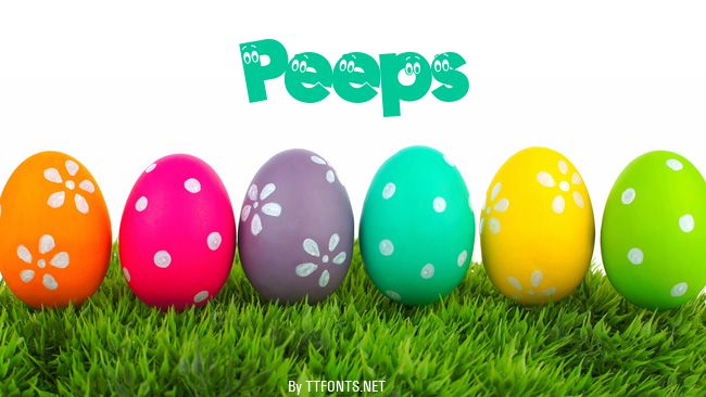 Peeps example
