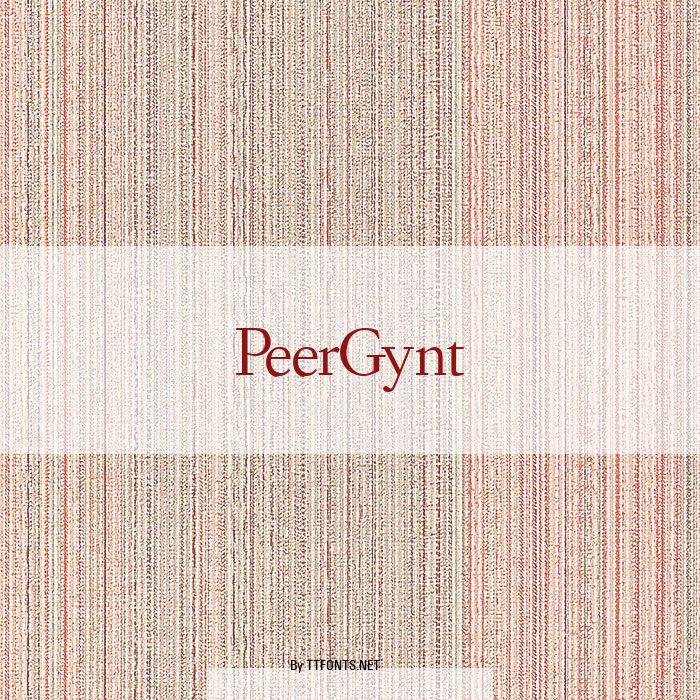 PeerGynt example