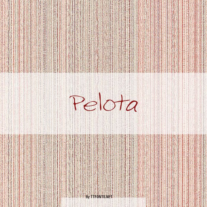 Pelota example