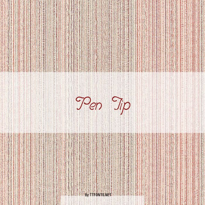Pen Tip example