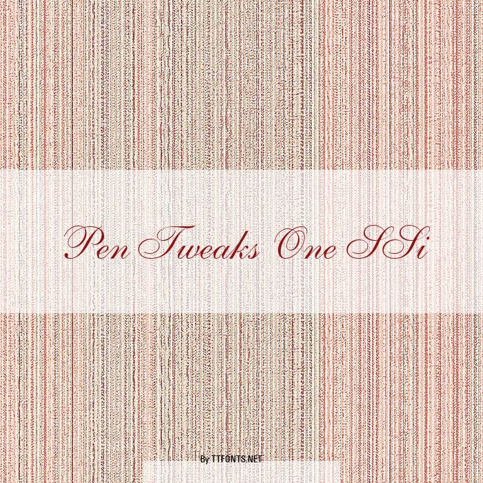 Pen Tweaks One SSi example