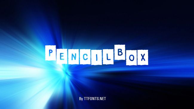 PencilBox example