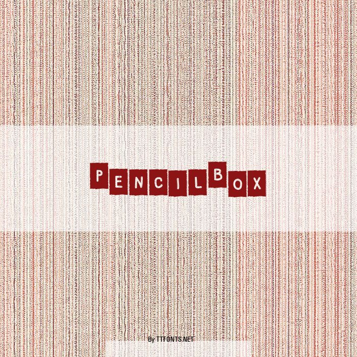 PencilBox example