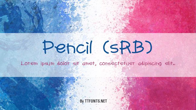 Pencil (sRB) example