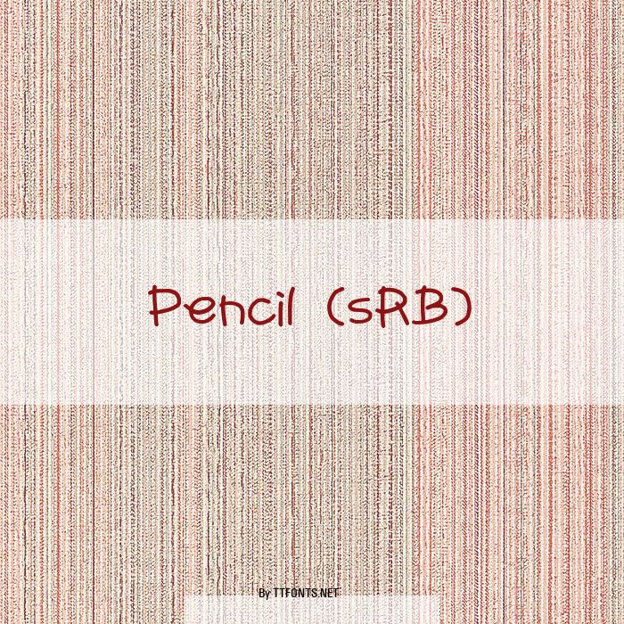 Pencil (sRB) example