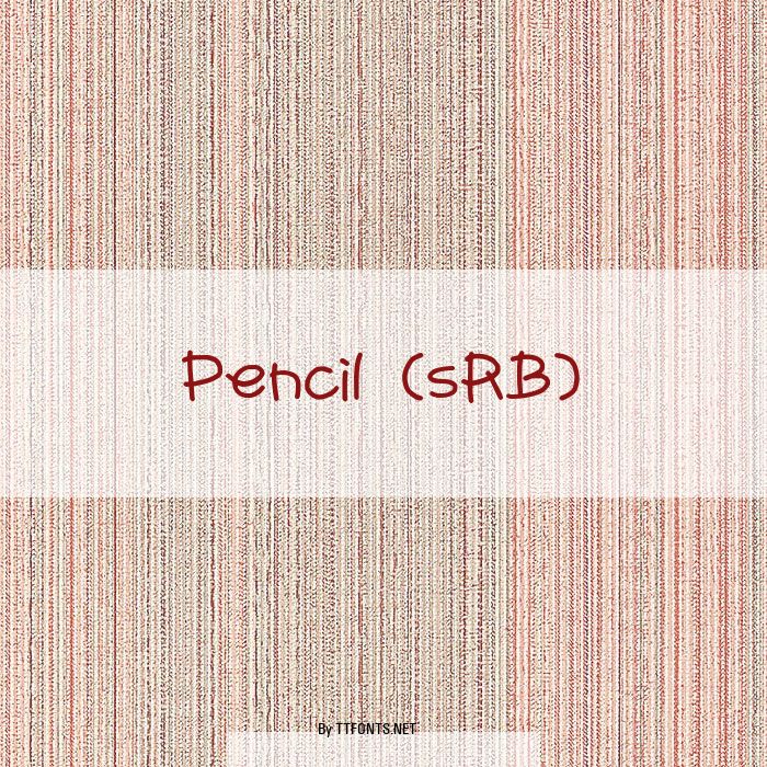 Pencil (sRB) example