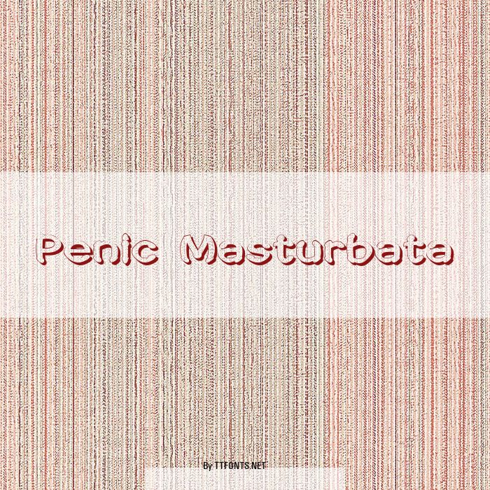 Penic Masturbata example