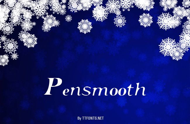 Pensmooth example