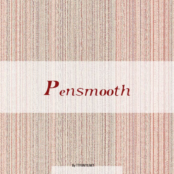 Pensmooth example