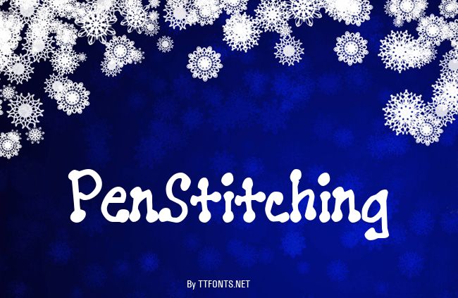 PenStitching example
