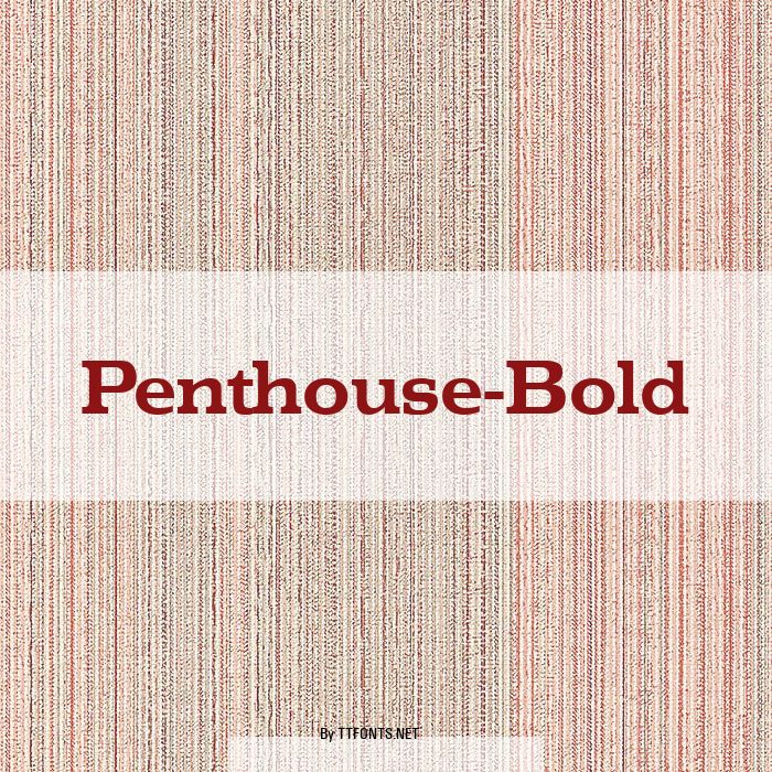 Penthouse-Bold example