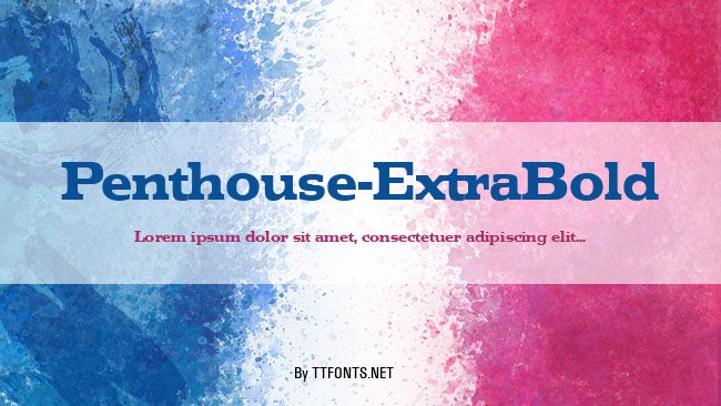 Penthouse-ExtraBold example