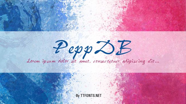 PeppDB example