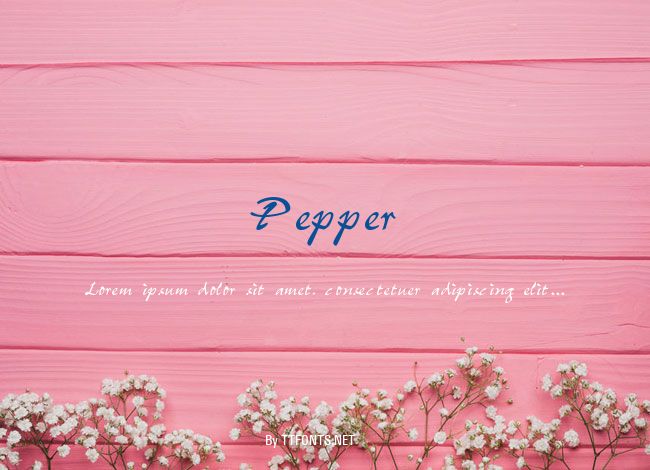 Pepper example
