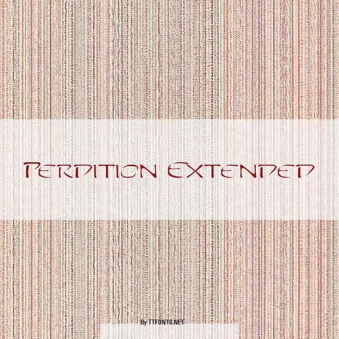 Perdition Extended example