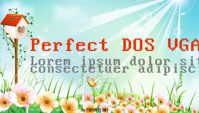 Perfect DOS VGA 437 example
