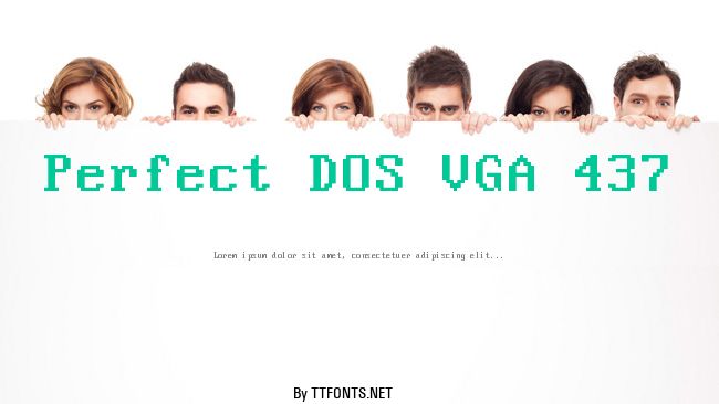 Perfect DOS VGA 437 example