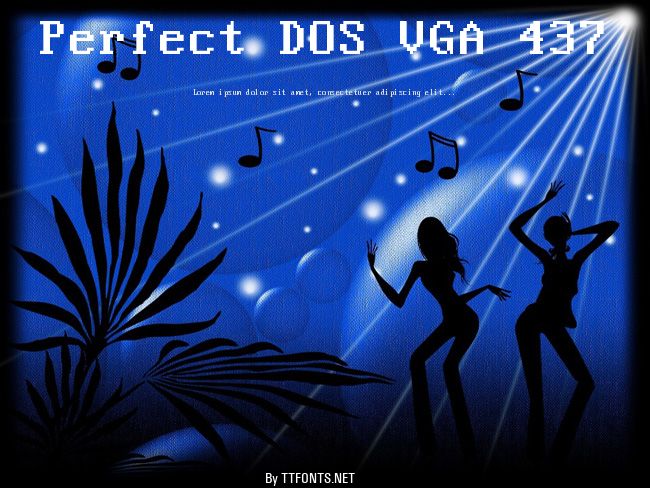 Perfect DOS VGA 437 example