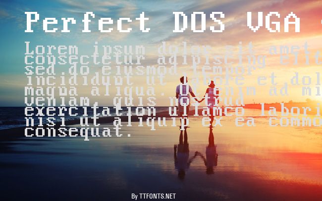 Perfect DOS VGA 437 example