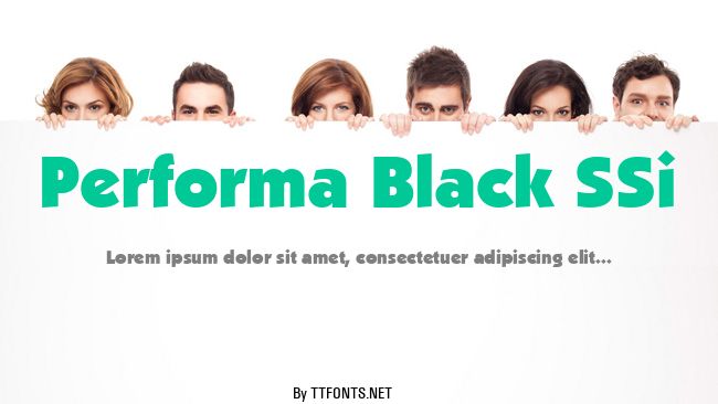 Performa Black SSi example