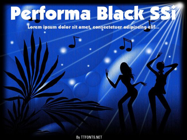 Performa Black SSi example