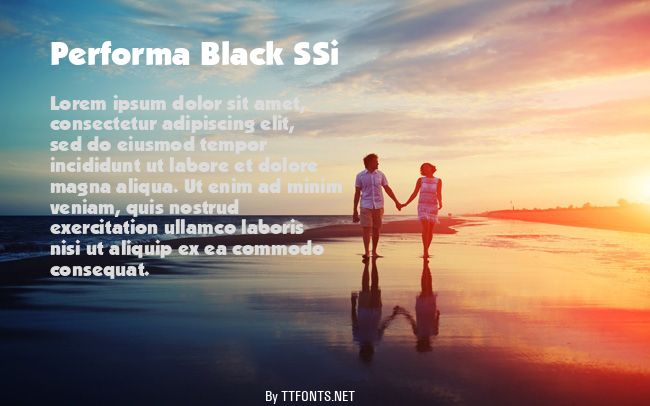 Performa Black SSi example