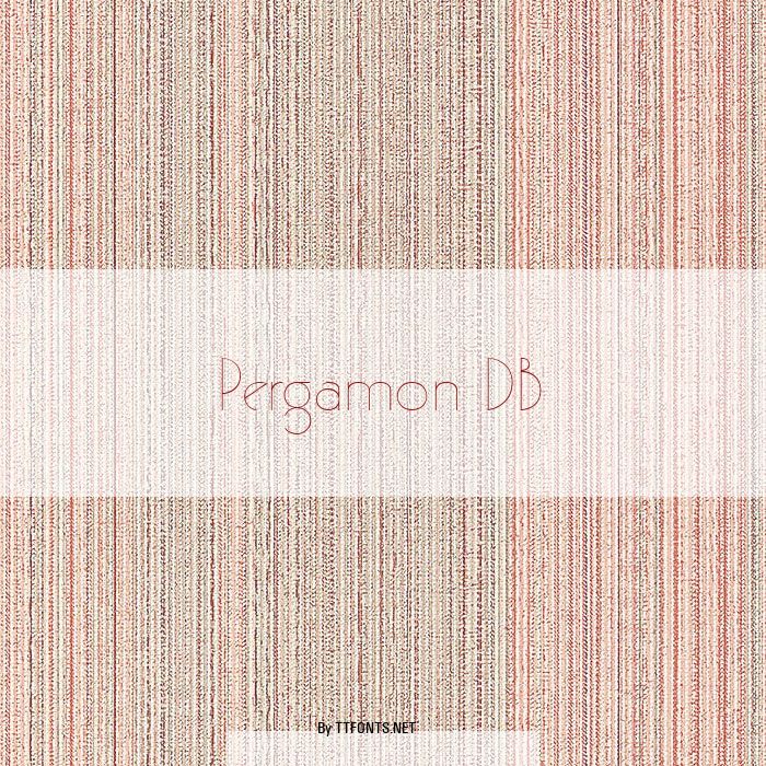 Pergamon DB example