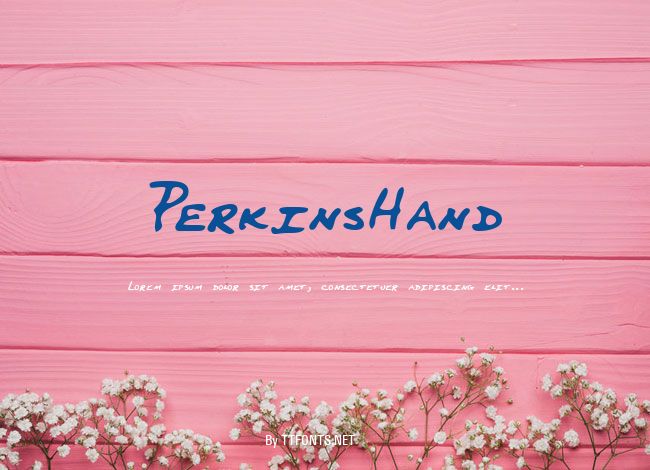 PerkinsHand example