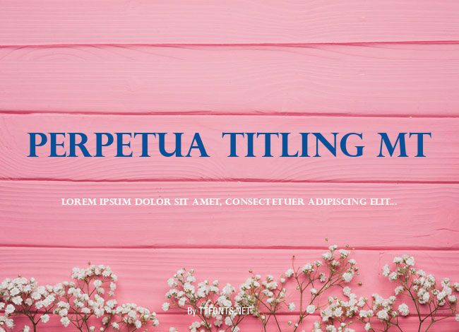 Perpetua Titling MT example