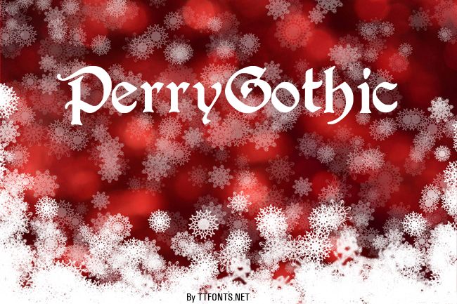 PerryGothic example