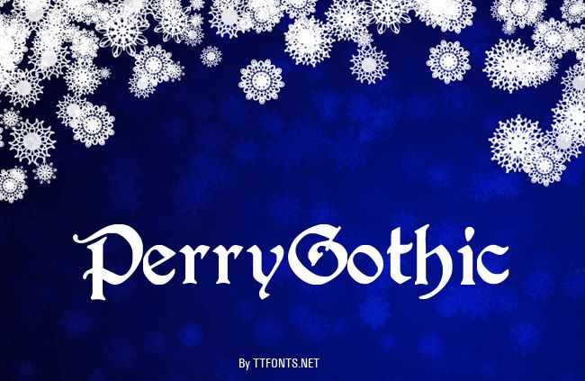 PerryGothic example