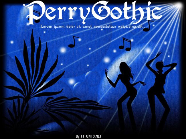PerryGothic example