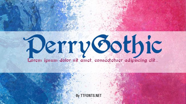 PerryGothic example