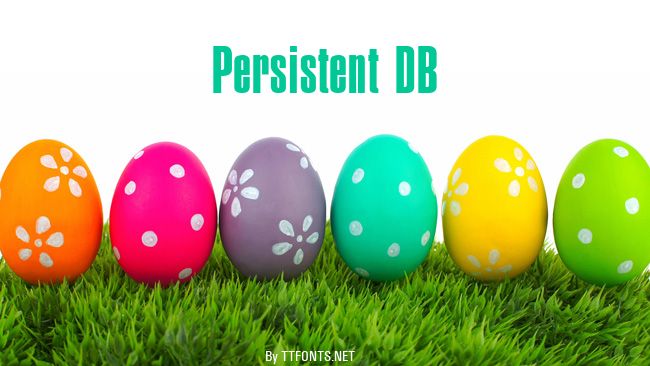 Persistent DB example