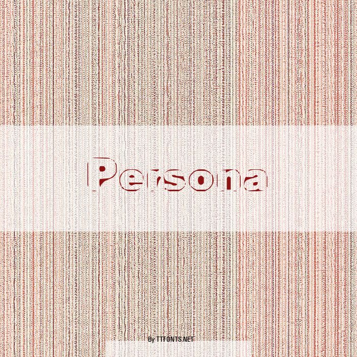 Persona example