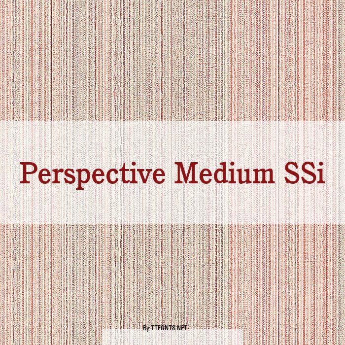 Perspective Medium SSi example