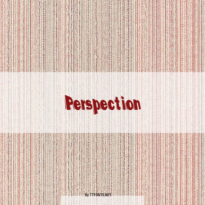 Perspection example